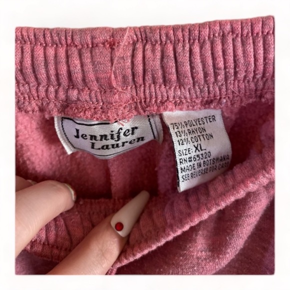 Jennifer Lauren Joggers/Stretchy Pant- Dust Rose- XL - Picture 3 of 3